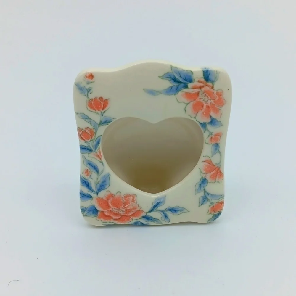 Takahashi Vintage Porcelain Frame Floral